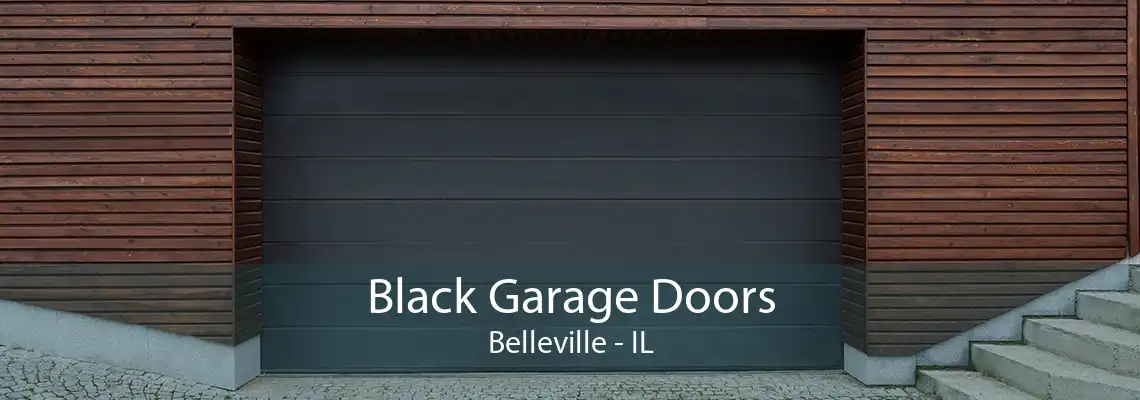 Black Garage Doors Belleville - IL