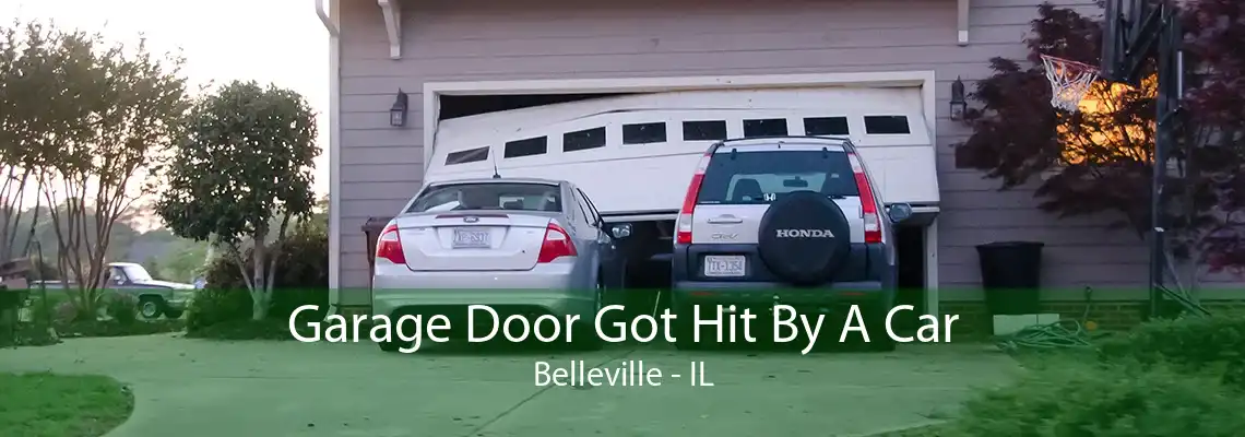 Garage Door Got Hit By A Car Belleville - IL