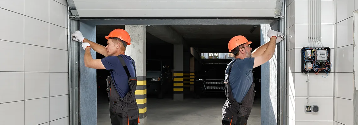 Wooden Garage Door Frame Repair in Belleville, Illinois